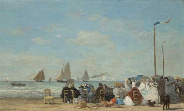 "Sulla spiaggia di Trouville"