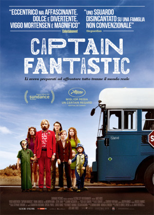 Poster italiano di Captain Fantastic su Flanerí