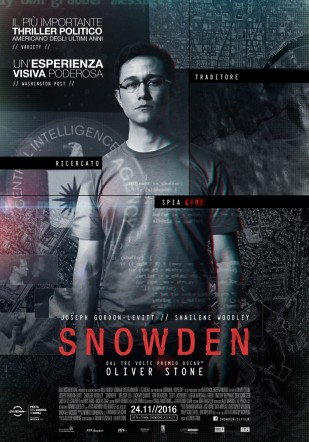 Poster italiano di Snowden su Flanerí