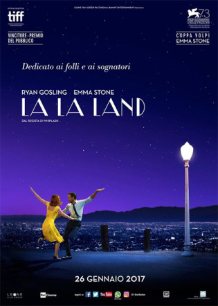 Poster italiano di La La Land su flanerí