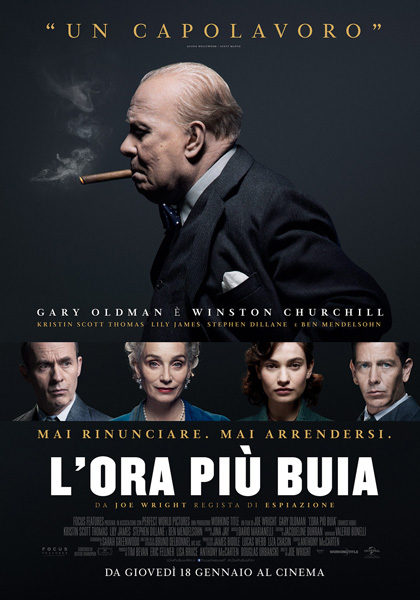 Poster del film l’ora più buia su Flanerí
