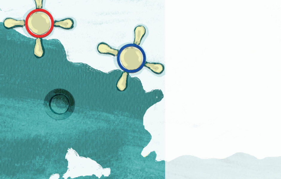 Copertina di Il rosso e il blu