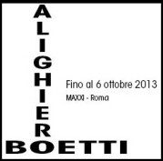 “Alighiero Boetti a Roma” al MAXXI
