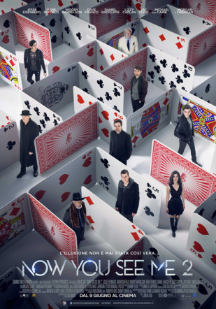 Now You See Me 2 poster italiano Flanerí