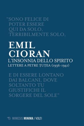 copertina di "L'insonnia dello spirito" di Emil Cioran