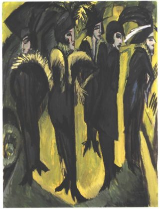 Cinque donne per strada di Ernst Ludwig Kirchner